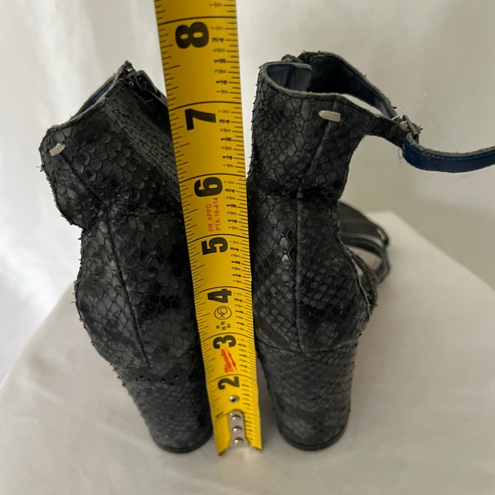 Madison Martin Margiela Python Embossed Leather S… - image 3